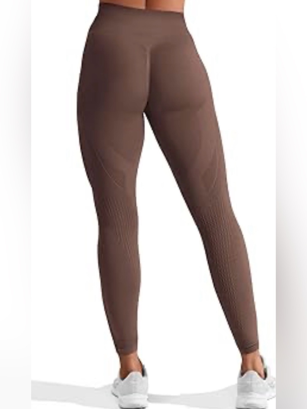lululemon athletica Brown Seamless Ribbed Leggings